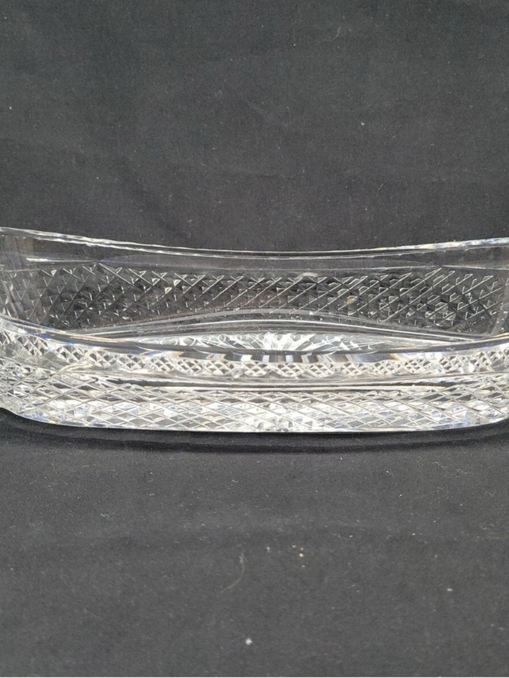 Waterford Clear Crystal Cut Glass Display Tray
